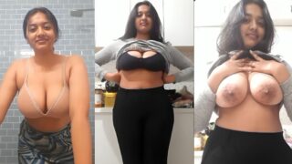 Beautiful Indian girl nude boobs show after doggystyle sex