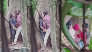 Desi couple caught fucking outdoor
